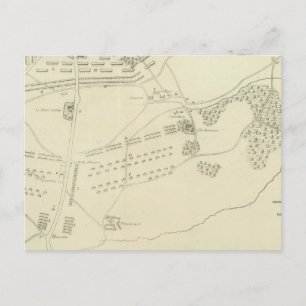 Postal Batalla de Waterloo en Bélgica