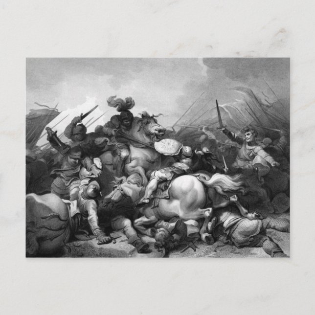 Postal Batalla del Campo Bosworth (Anverso)