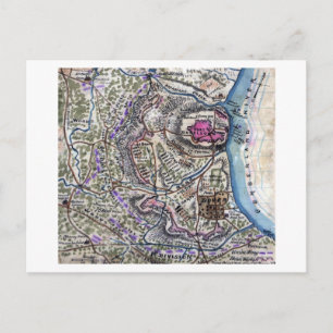 Postal Batalla del Fuerte Donelson - Panorámica de la Gue