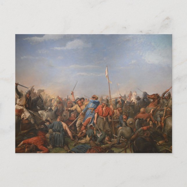 Postal Batalla del puente de Stamford (Anverso)