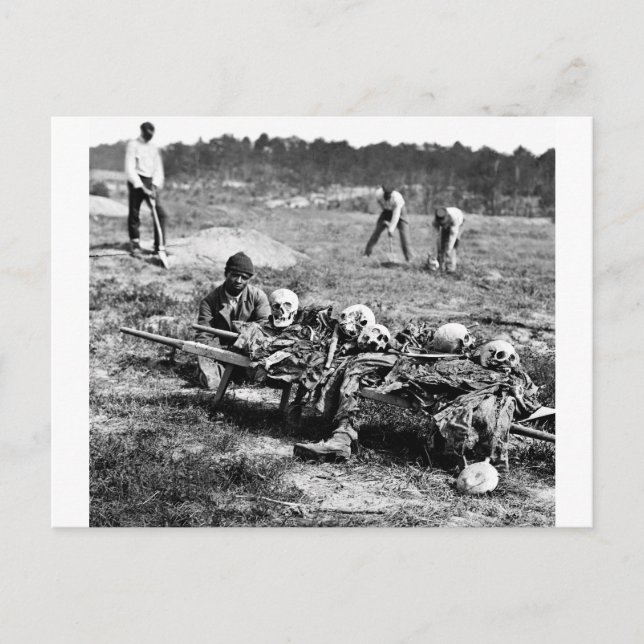 Postal Batalla del puerto frío, 1864 (Anverso)