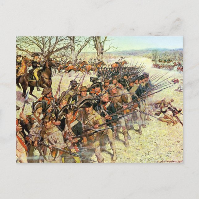 Postal Batalla del Tribunal de Guiliford (Anverso)