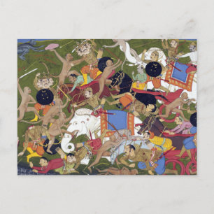 Postal Batalla en Lanka Ramayana Udaipur India Sahibdin