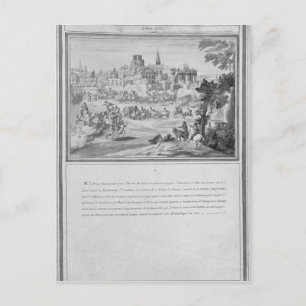 Postal Batalla en Porte Sainte-Antoine, 2 de julio de 165