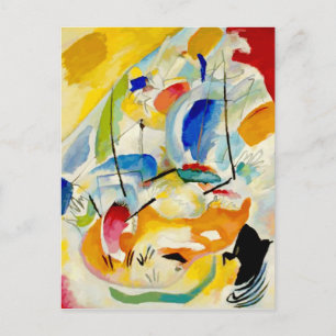 Postal Batalla naval de Kandinsky 1913