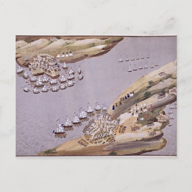 Postal Batallas para las islas de Creta y Samos, placa (Anverso)