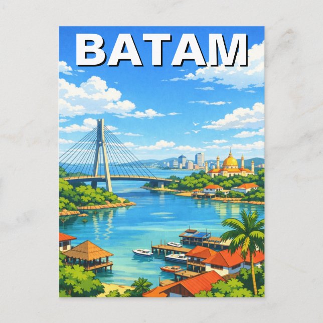 Postal Batam Indonesia Travel (Anverso)