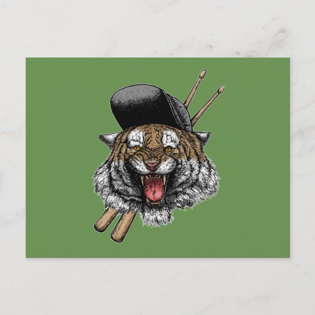 Postal Batería del tigre (Anverso)
