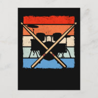 Baterista Retro Palillos Aficionado a la Música
