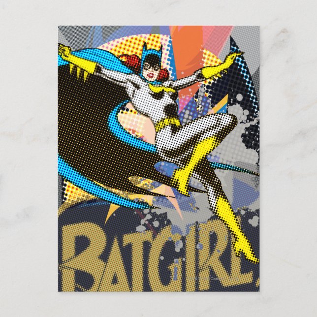 Postal Batgirl Mid-Air (Anverso)