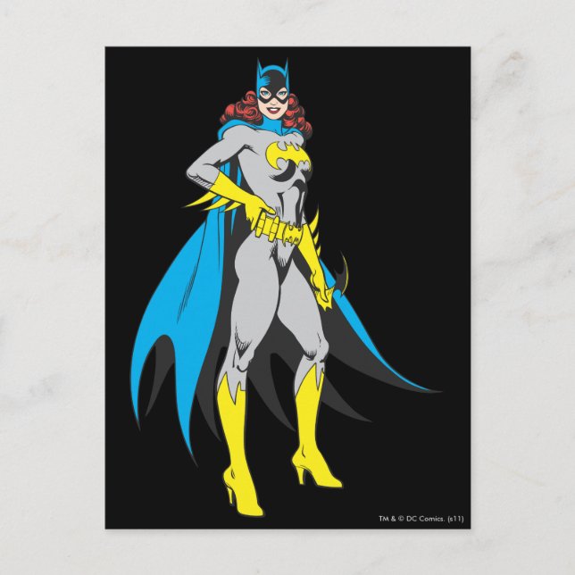 Postal Batgirl Poses (Anverso)