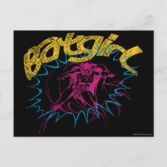 Postal Batgirl Power (Anverso)