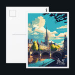 Postal Bath England Vintage Famous Travel Place<br><div class="desc">Bath England Vintage Famous Travel Place</div>