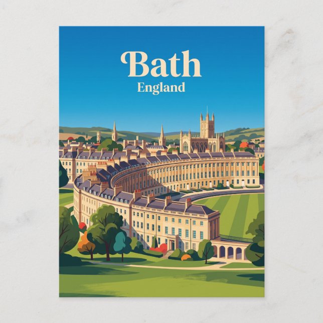 Postal Bath, Inglaterra (Anverso)