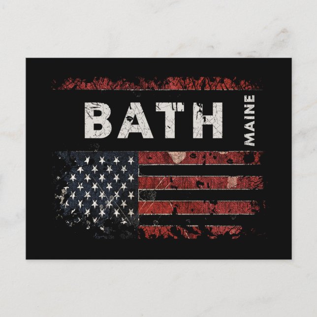 Postal Bath Maine (Anverso)