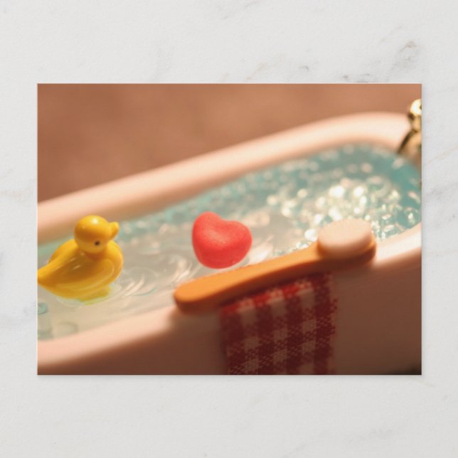 Postal Bath Time Love (Anverso)