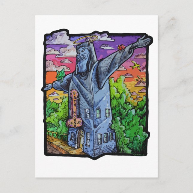 Postal Bathhouse Jebus (Anverso)