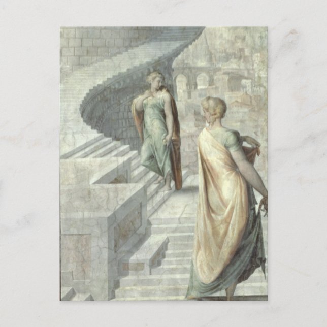 Postal Bathsheba Visiting David, c.1553 (Anverso)