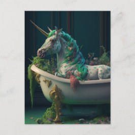Postal Bathtub Unicorn