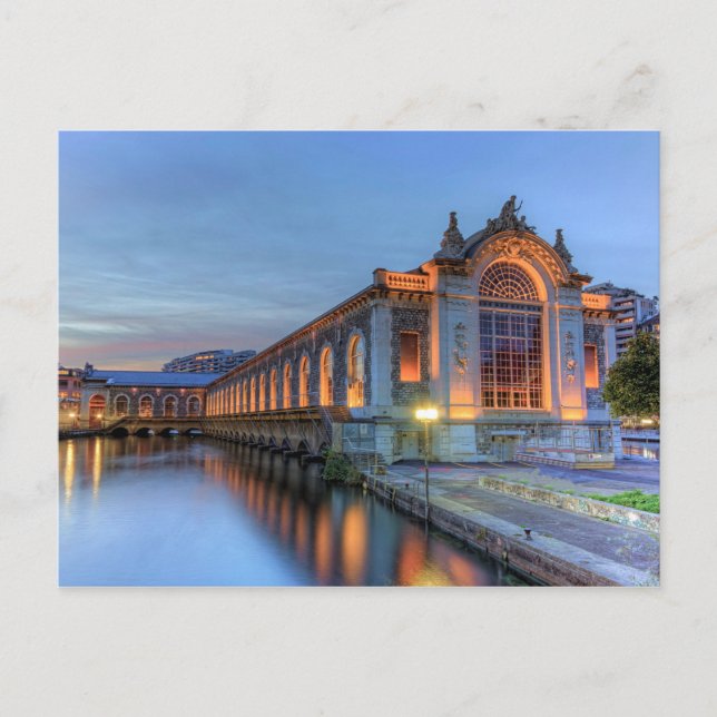 Postal Batiment des Forces-Motrices, Ginebra (Suiza) (Anverso)