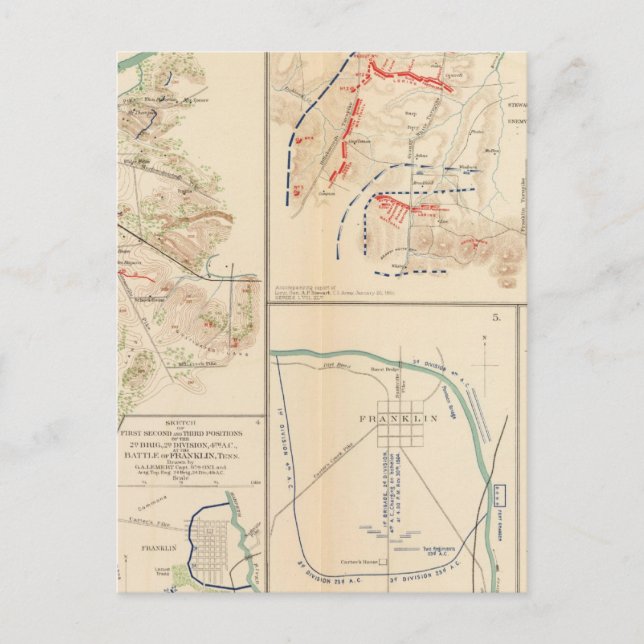 Postal Batlefield, Nashville, Tenn (Anverso)