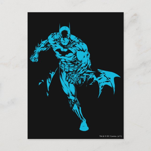 Postal Batman Blue (Anverso)