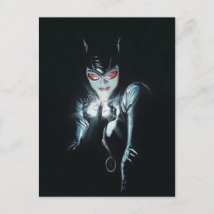 Postal Batman Catwoman enfrenta el Ilustracion de la cubi