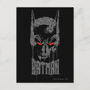 Postal Batman con mantra
