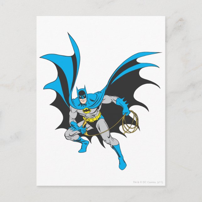 Postal Batman con Rope (Anverso)