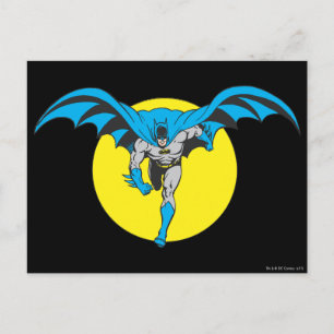 Postal Batman corre hacia adelante