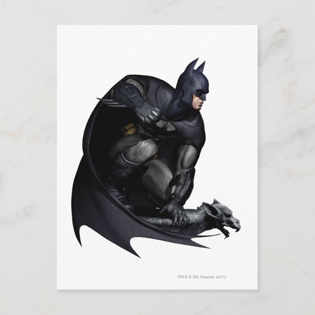 Postal Batman Crouching (Anverso)