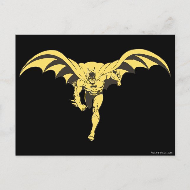 Postal Batman Dash Yellow (Anverso)