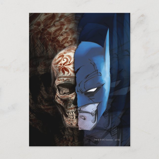 Postal Batman de los Muertos (Anverso)