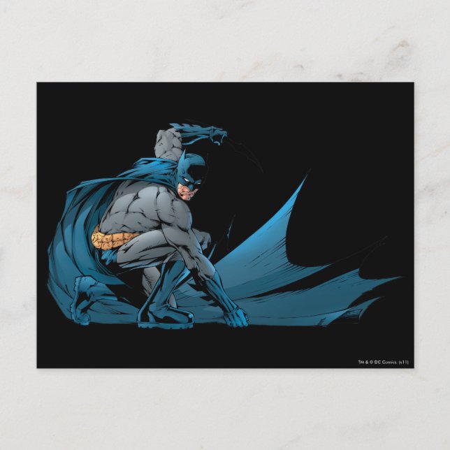 Postal Batman en el suelo (Anverso)