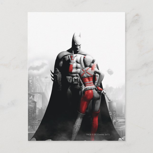 Postal Batman & Harley (Anverso)
