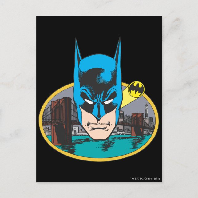 Postal Batman Head (Anverso)