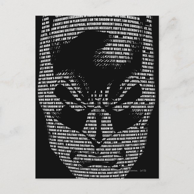 Postal Batman Head Mantra (Anverso)