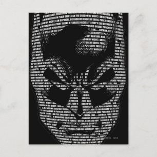 Postal Batman Head Mantra