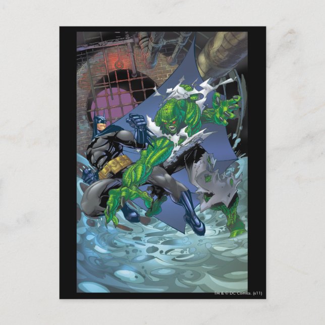 Postal Batman - Killer Croc (Anverso)