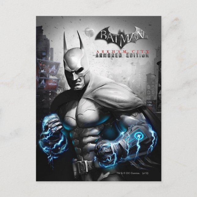 Postal Batman - Relámpago (Anverso)