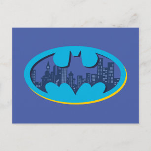 Postal Batman   Símbolo de la ciudad de Arkham