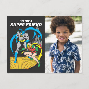 Postal Batman Super Friend   EL DÍA DE SAN VALENTÍN