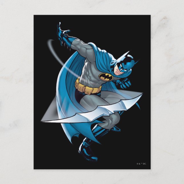 Postal Batman Throwing Star (Anverso)