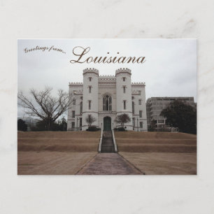 Postal Batón del viejo Capitolio del Estado de Louisiana 