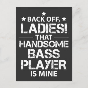 Postal Battend Girlfriend Gifts Bass Player Wife Chica