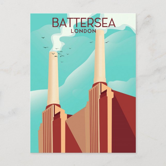 Postal Battersea London (Anverso)
