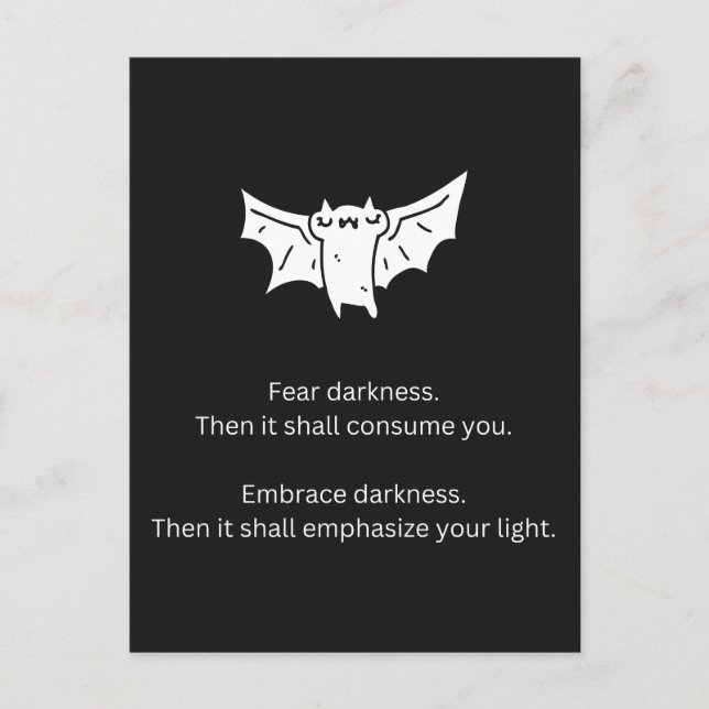 Postal Batty The Bat (Anverso)