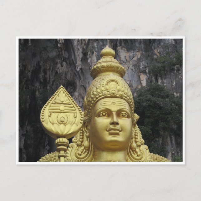 Postal batu caves lord murugan (Anverso)