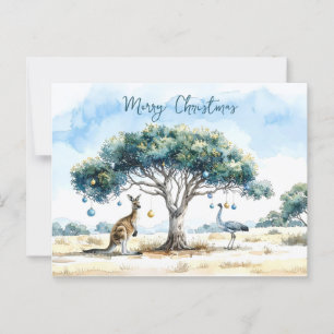 Postal Baubles de los Navidades Kangaroo y Emu Gumtree