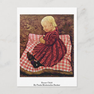 Postal Bauer Child Por Paula Modersohn-Becker